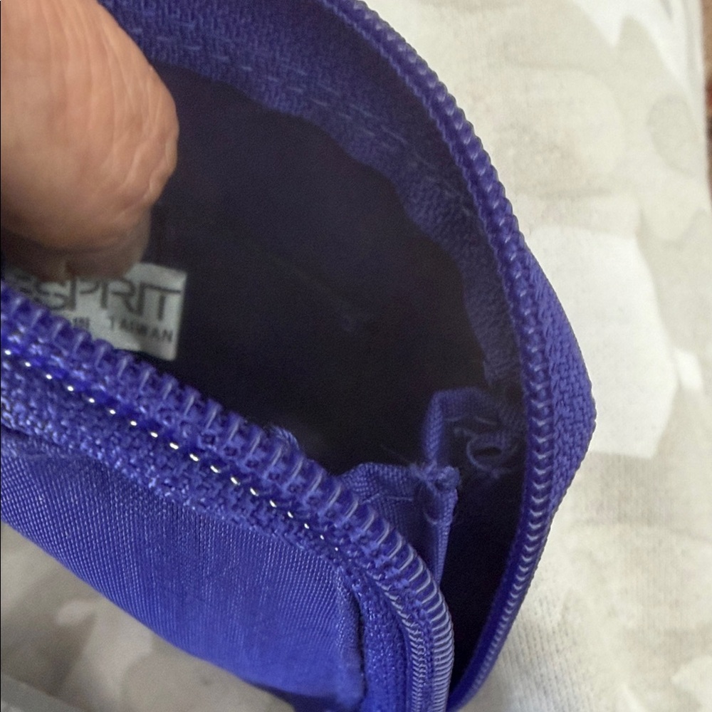 Esprit Purple Coin Pouch with Key Clip - Picture 6 of 11